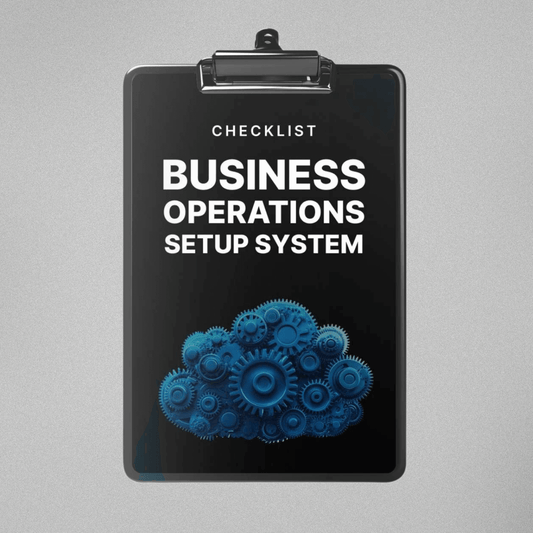 Business Operations Setup Systems - Checklist
