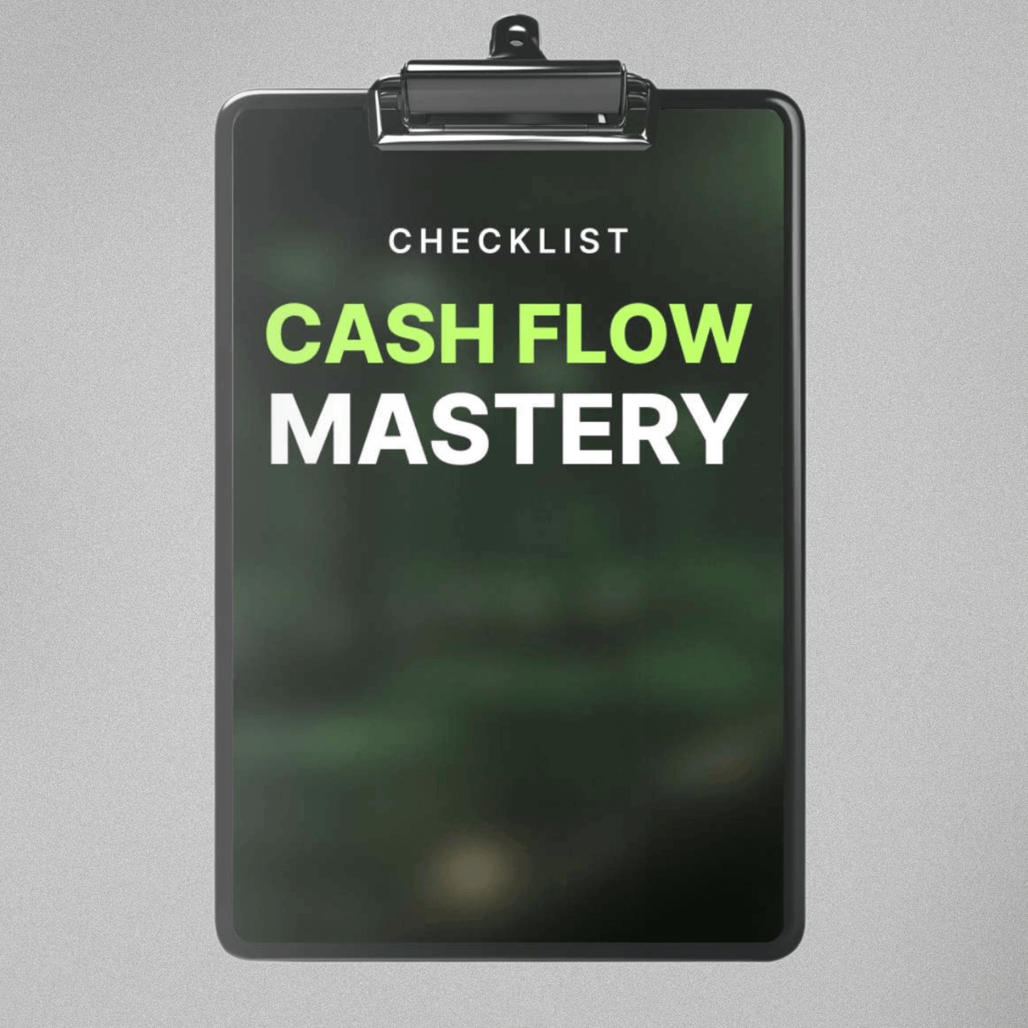 Cash Flow Mastery - Checklist