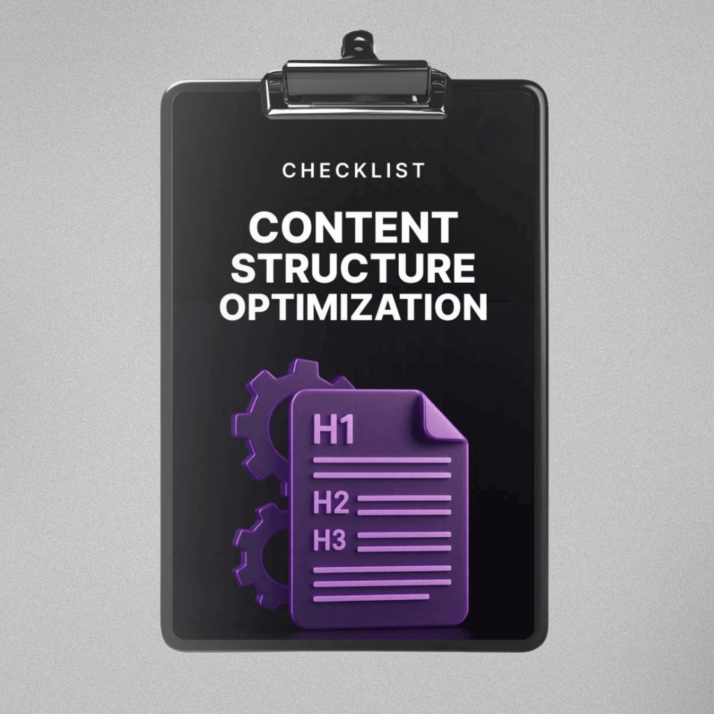 Content Structure Optimization - Checklist