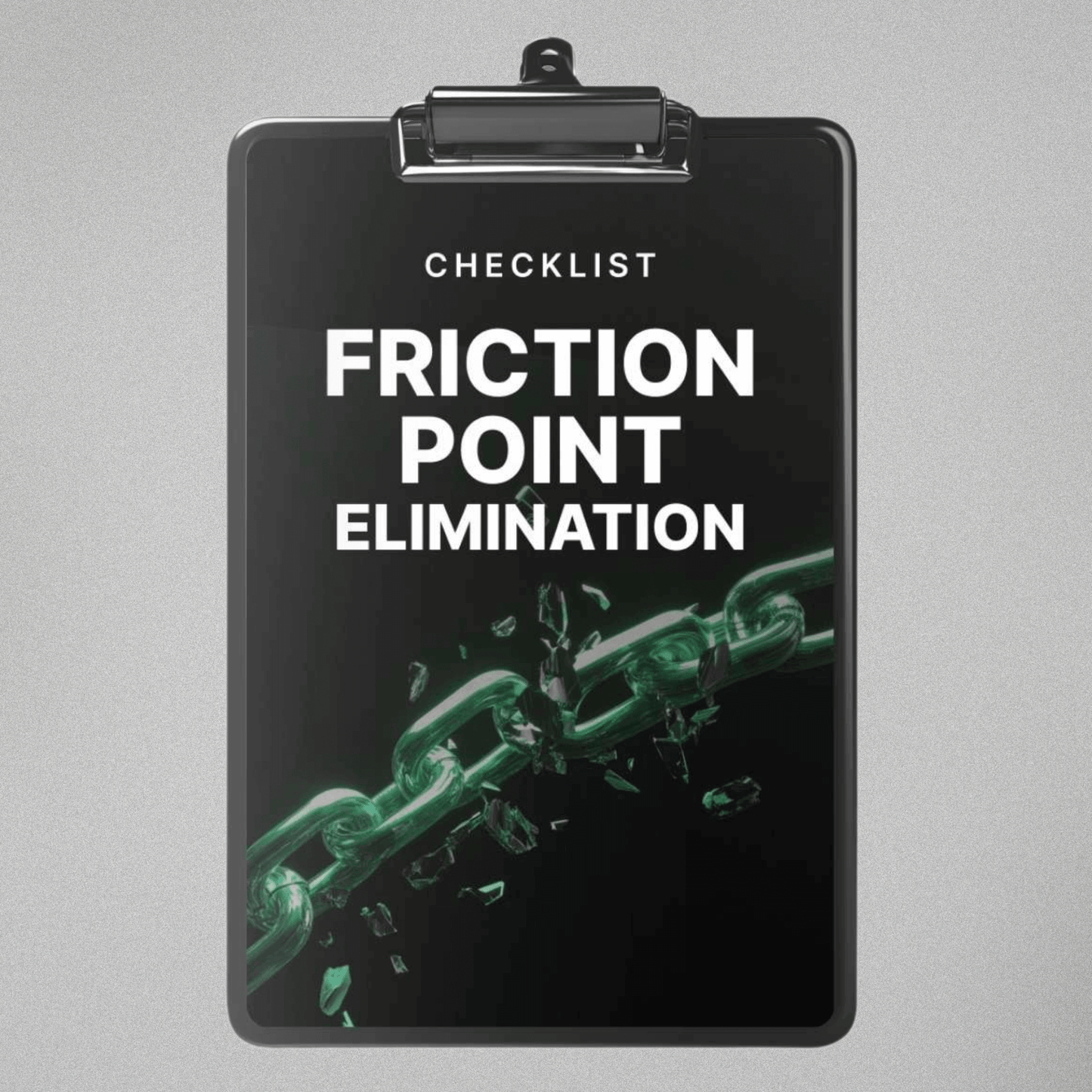 Friction Point Elimination - Checklist