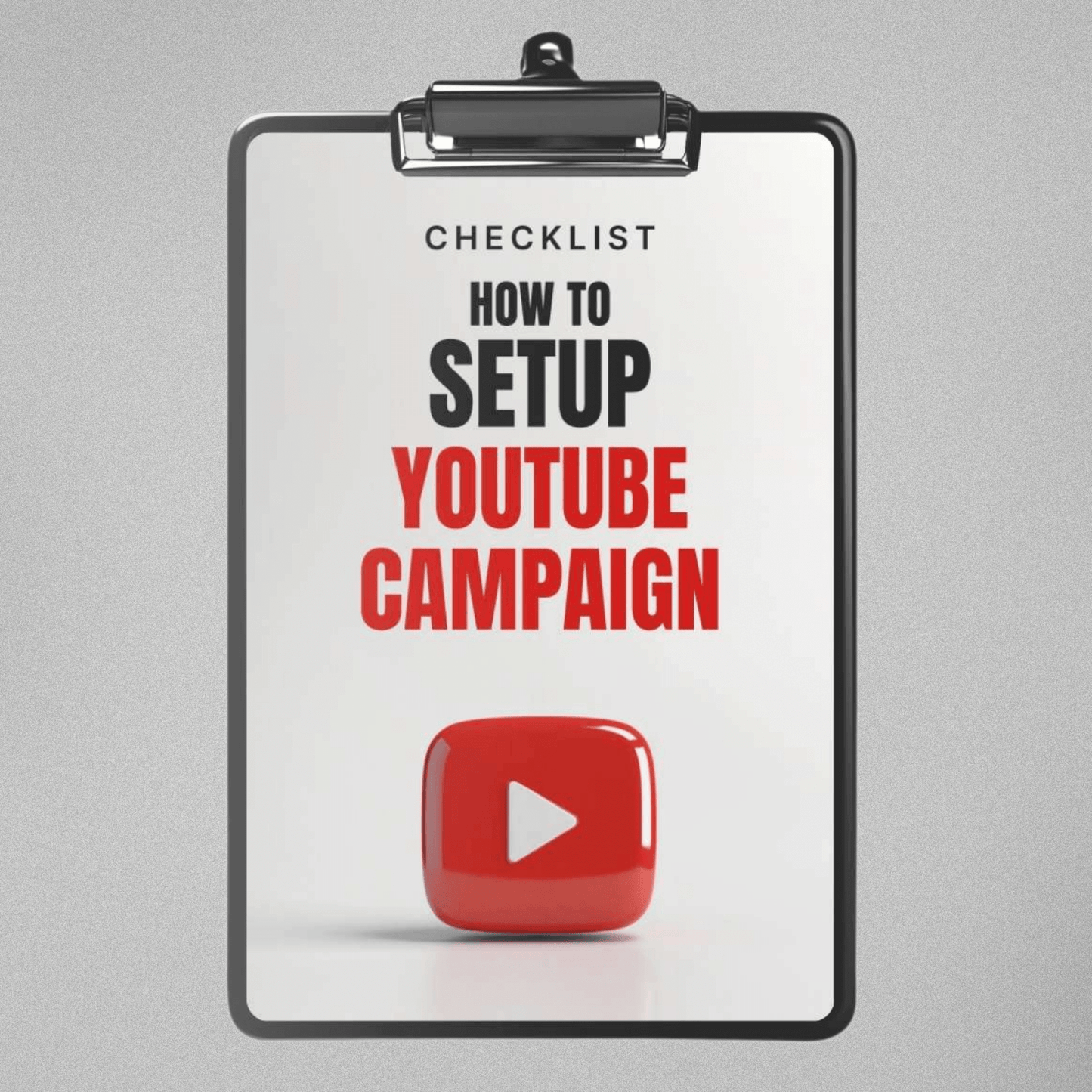 How to Setup YouTube Campaign - Checklist