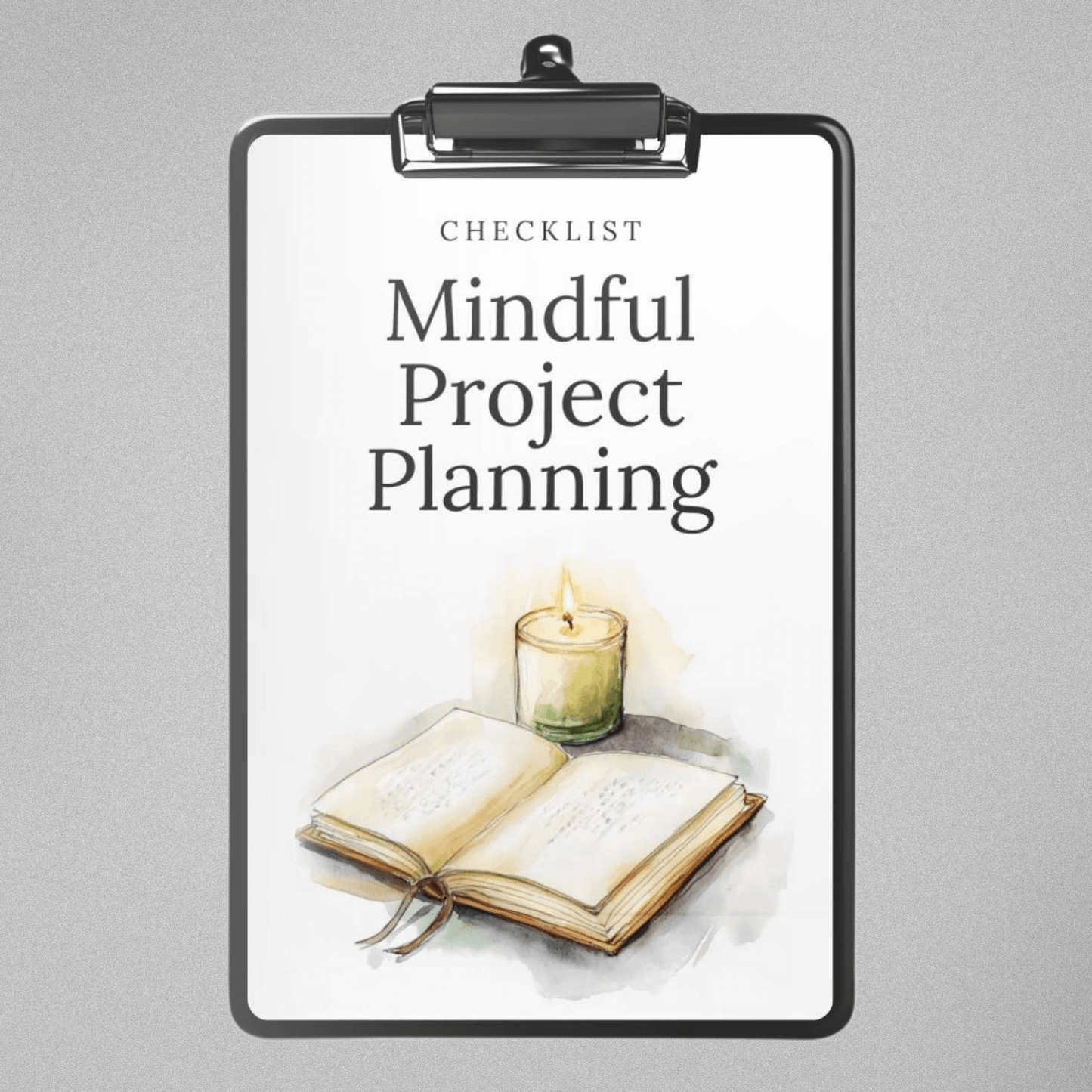 Mindful Project Planning - Checklist