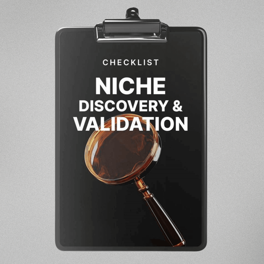 Niche Discovery and Validation - Checklist