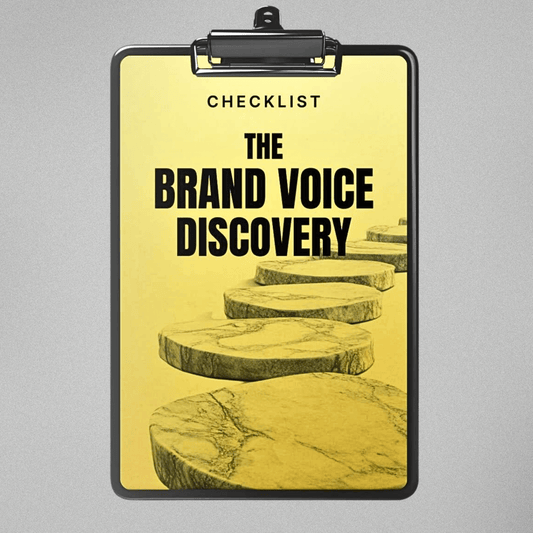 The Brand Voice Discovery - Checklist