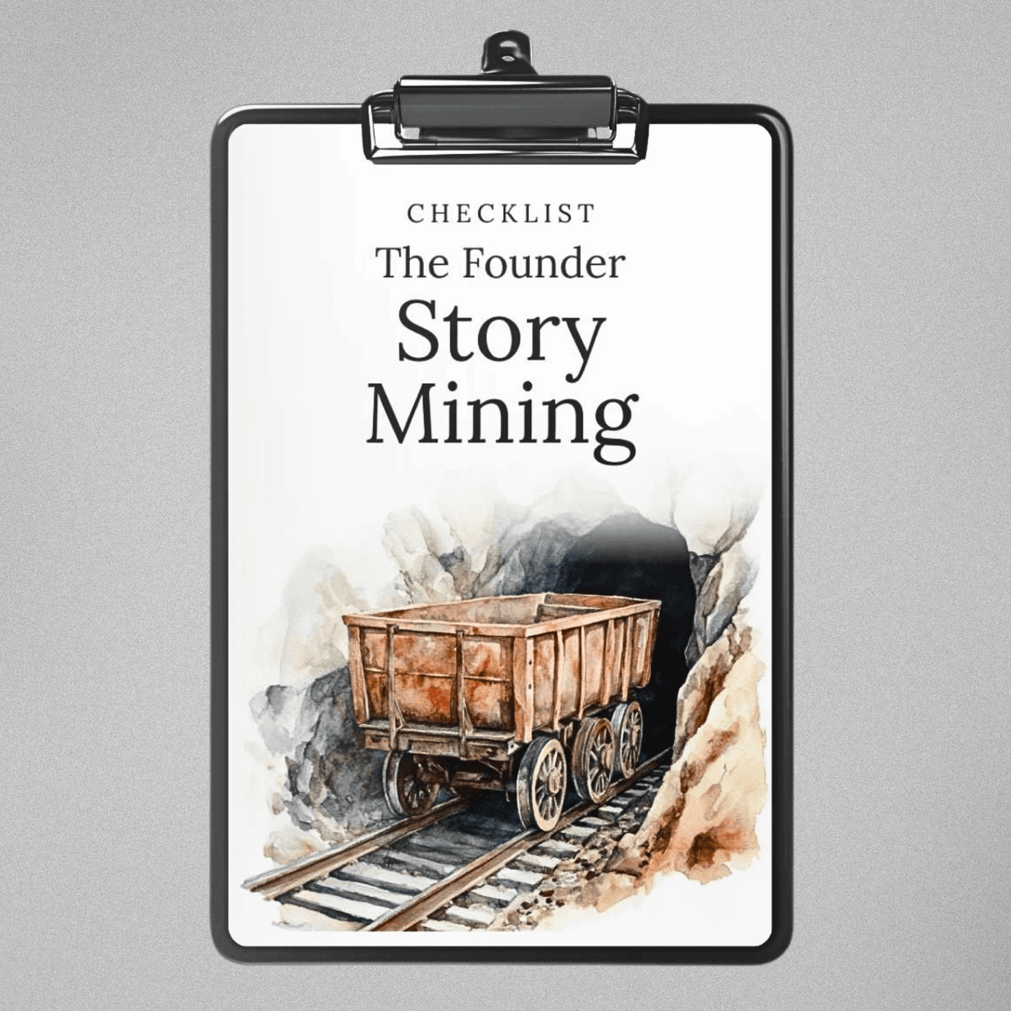 The Founder Story Mining - Checklist