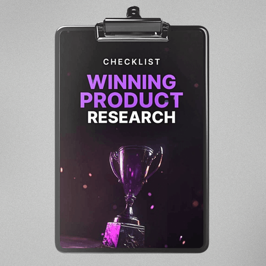 Winning Product Research - Checklist
