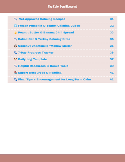 The Calm Dog Blueprint: A Stress-Relief Toolkit for Anxious Dogs